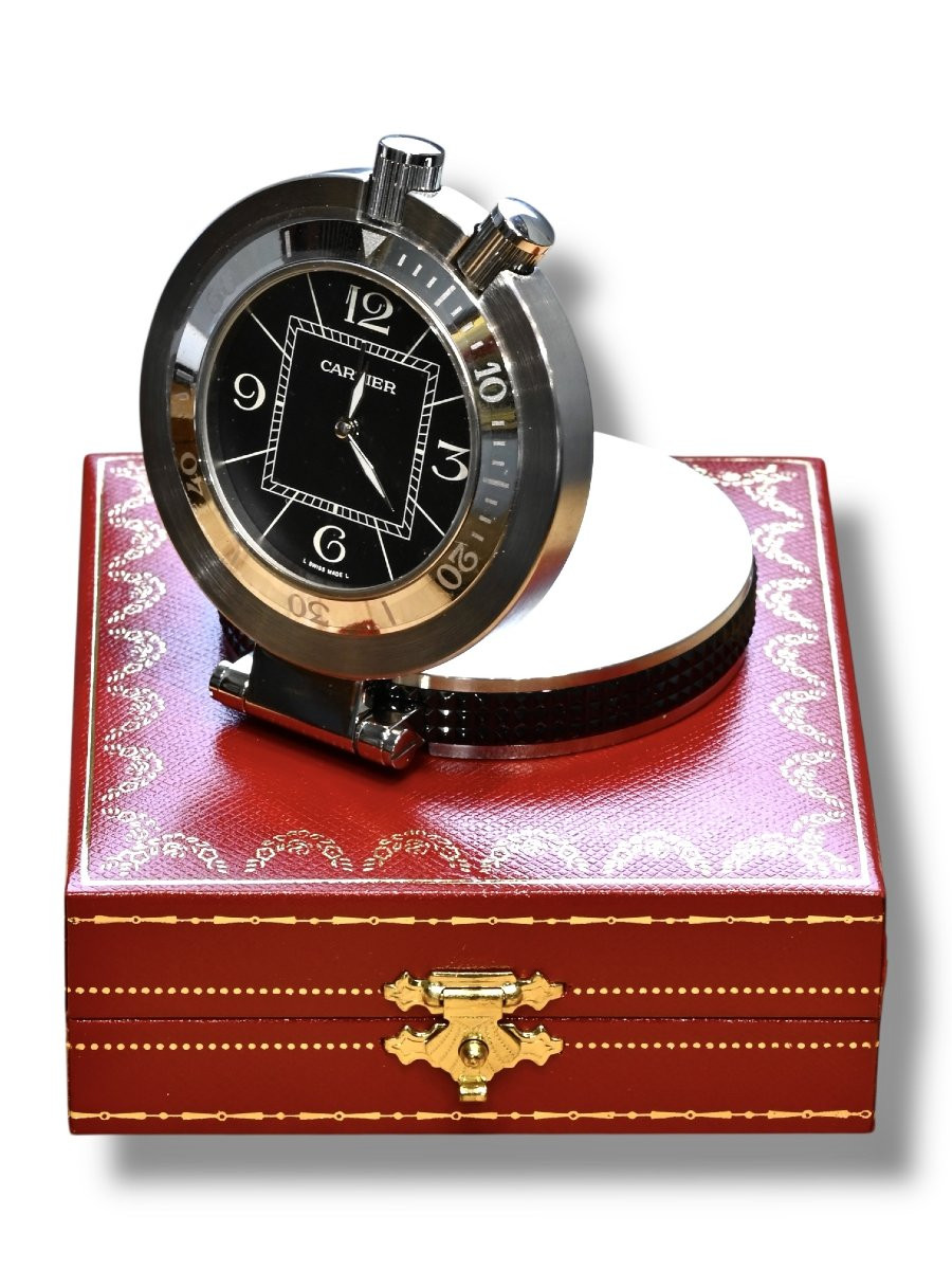 Cartier - Orologio Da Viaggio - Francia Anni 80-photo-3